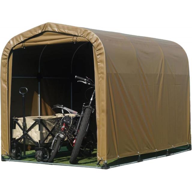 在庫有・即納】南榮工業 サイクルハウス 3台用 SAND 日本製 自転車用