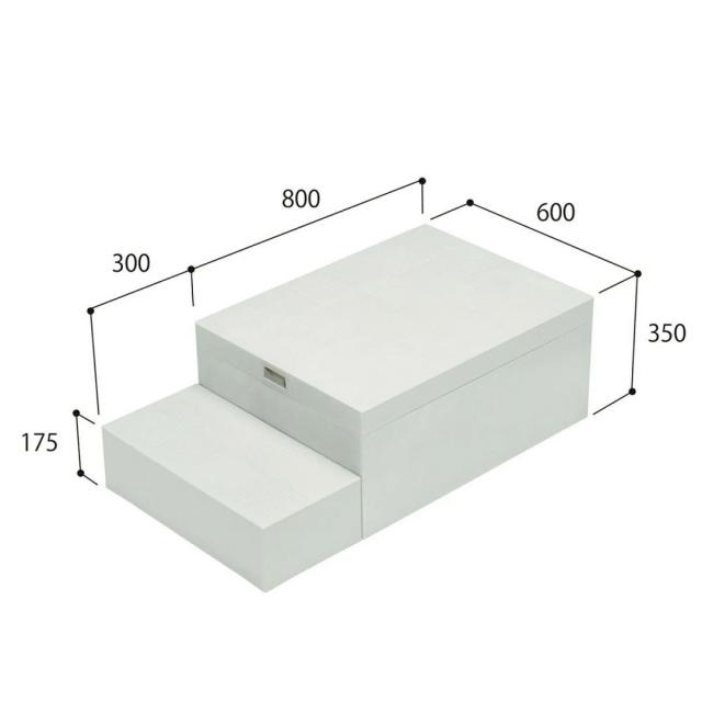 【I】JOTO ハウスステップ CUB-8060 小ステップ付き HOUSESTEP【代引不可】【時間指定不可】の通販は