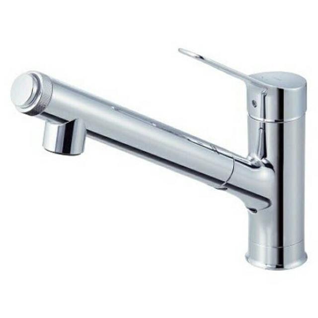 LIXIL(リクシル) INAX キッチン用 台付 ハンドシャワー付浄水器内蔵シングルレバー混合水栓 エコハンドル 浄水 寒冷地 RJF-971YN