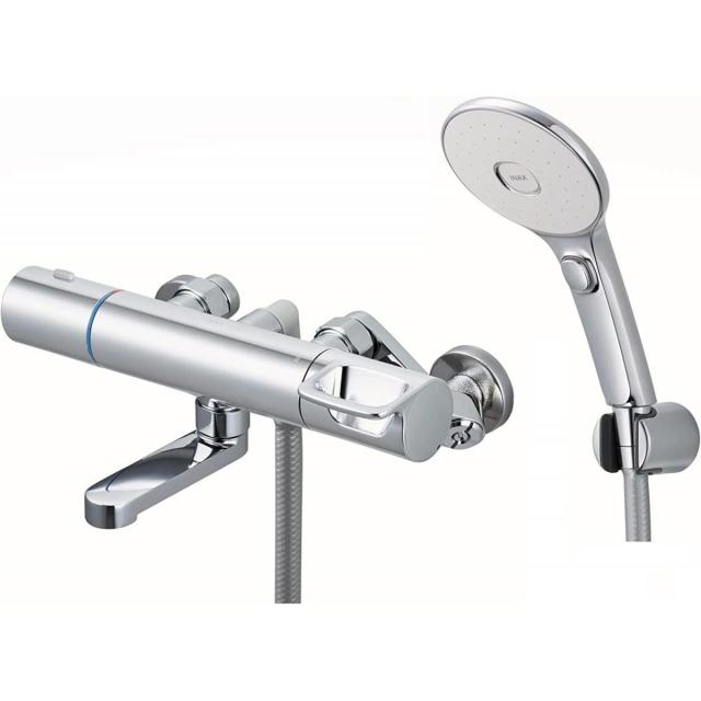 LIXIL(リクシル) INAX サーモスタットバス水栓 RBF-913NEW 【寒冷地】　洗い場専用短尺吐水口 メッキハンドル エコフルスイッチシャワー