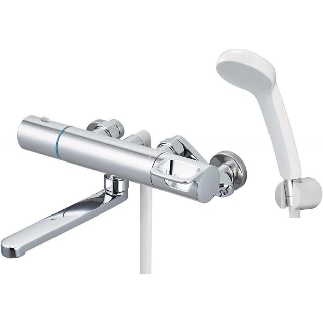 LIXIL(リクシル) INAX サーモスタットバス水栓 RBF-912N【寒冷地用】　浴室用水栓 メッキハンドル エコアクアシャワー 防カビホースの通販は