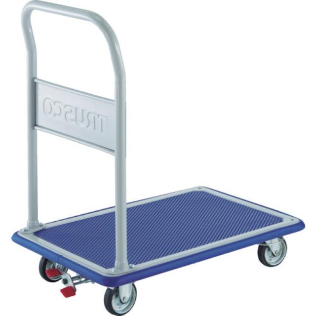 TRUSCO(トラスコ中山) プレス製台車 ドンキーカート 折畳４輪リングストッパー付 101NJKRS-4