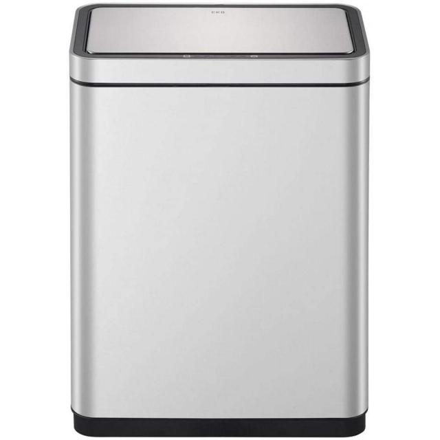 EKO デラックスミラージュセンサービン 蓋つき ゴミ箱 30L シルバー センサー式開閉 W375x250x624mm EK9280RMT-30L ダストボックス