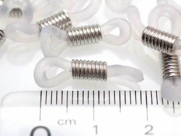 グラスコードパーツ(約20×6mm)約10個 透明 クリア メガネ留め 眼鏡ホルダー メガネチェーン アクセサリーパーツ 手芸用品 基本 材料の通販はau  PAY マーケット - アクセサリーパーツの店 紗や工房