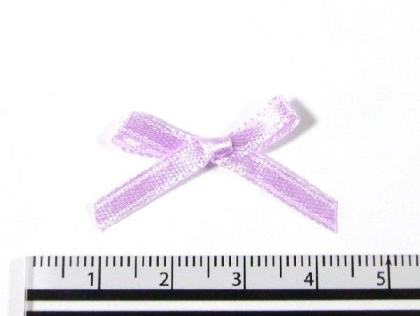 サテンリボン 約25個 パープル 直径3.5cm×2cm 大きさ調節可