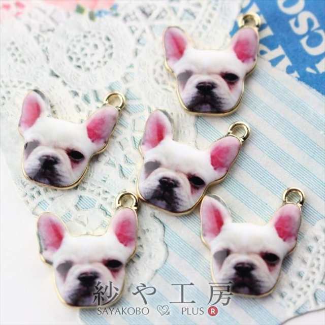 チャーム パグ 約x17mm ホワイト ピンク 5個 犬 イヌ カン付き ブルドッグ イラスト ハンドメイド ピクチャー アクセサリーパーツの通販はau Pay マーケット アクセサリーパーツの店 紗や工房