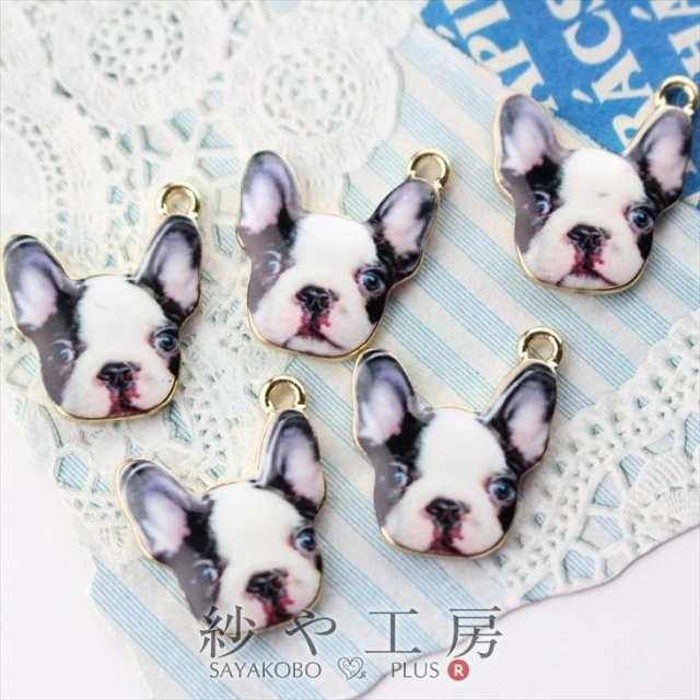 チャーム フレンチブルドッグ 約20x17mm ホワイト 5個 犬 イヌ カン付き パグ イラスト ハンドメイド ピクチャー アクセサリーパーツの通販はau Pay マーケット アクセサリーパーツの店 紗や工房