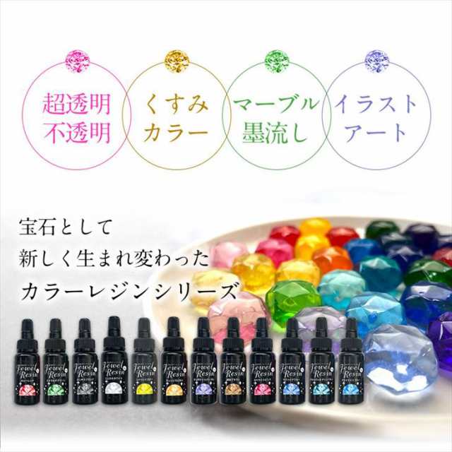 濃縮レジン液 Jewel Resin カラーレジン 10g 【 選べる12色 】 1本 着色レジン 濃縮カラーレジン ジュエルレジン アクセサリー  パーツ の通販はau PAY マーケット - アクセサリーパーツの店 紗や工房