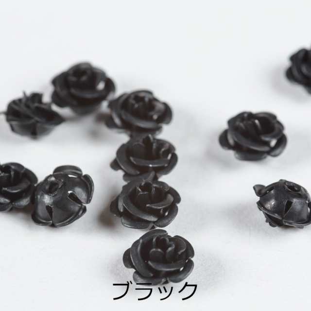 アルミバラ メタルカラー 8mm 10個 10ヶ 通し穴付き 1穴 花 ばら アクセサリー パーツ 問屋 デコ ネイル 約0.8cm アクセサリー  パーツ パの通販はau PAY マーケット - アクセサリーパーツの店 紗や工房