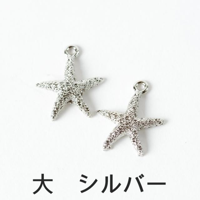 チャーム スターフィッシュ ヒトデ 2個 海の星 ひとで Star Fish