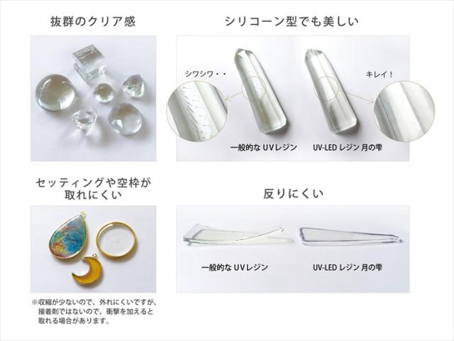 ＼20％OFF／ 【送料無料】 パジコ 月の雫 500g 1本 レジン封入セット付 uvレジン 着色剤 PADICO レジン液 UV-LEDレジン 太陽光で硬化 レジン レジン用品 紫外線硬化樹脂液 問屋 変色しづらい さや工房 問屋 手作り_1