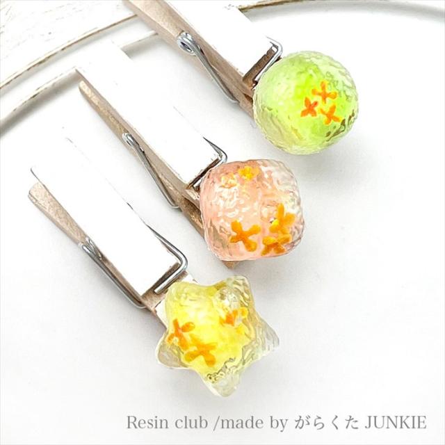 Resin club(レジンクラブ) 埋め込みレジンシール 金木犀 アクセサリー