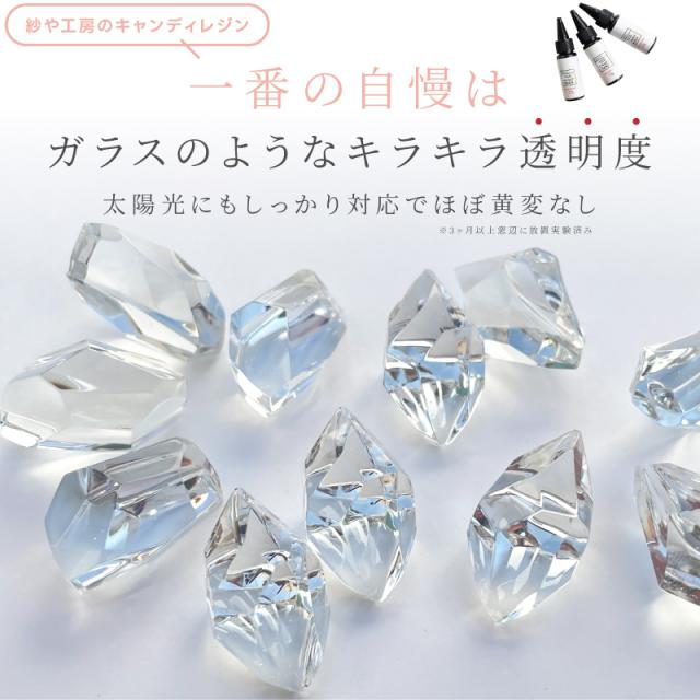 【 レジン液 25g 100本 まとめ買い 】キャンディレジン 送料無料 大量注文大歓迎 学園祭 文化祭 夏祭り お祭り バザー クラフトフェア 出店 屋台 出し物 レジン教室 ハンドメイド教室 業務用 レジン ワークショップ 少量 卸 アクセサリーパーツ さや工房_2
