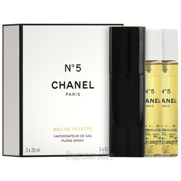 シャネル CHANEL NO.5 パーススプレー 20ml×3〔2リフィル〕 EDT SP fs 【香水 レディース】【即納】【セール】