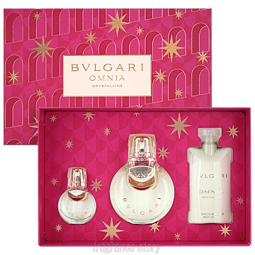 ブルガリ BVLGARI オムニア クリスタリン 3Pセット EDT100ml+EDT15ml+BL75ml 【783320421228】 fs 【香水】【即納】