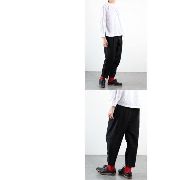 変形パンツ テーパードパンツ レディース フロントラップ風 綿 麻 コットン リネン 春 夏 秋 30代 40代 50代 メール便可の通販はau  PAY マーケット - ナチュラル服ＲＯＯＭ