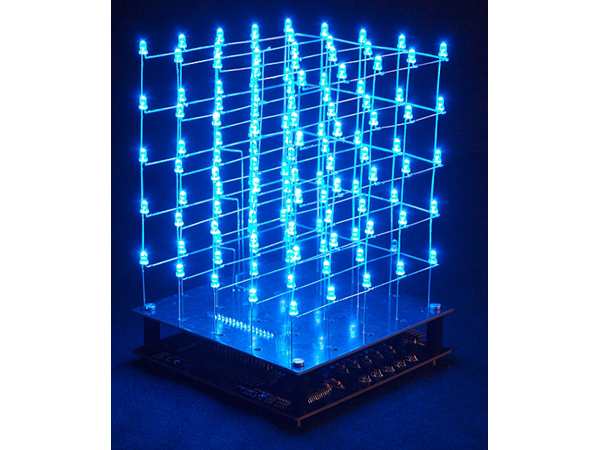 電子工作キット（3D 青色LED CUBE 5 x 5 x 5）K8018Bの通販はau PAY