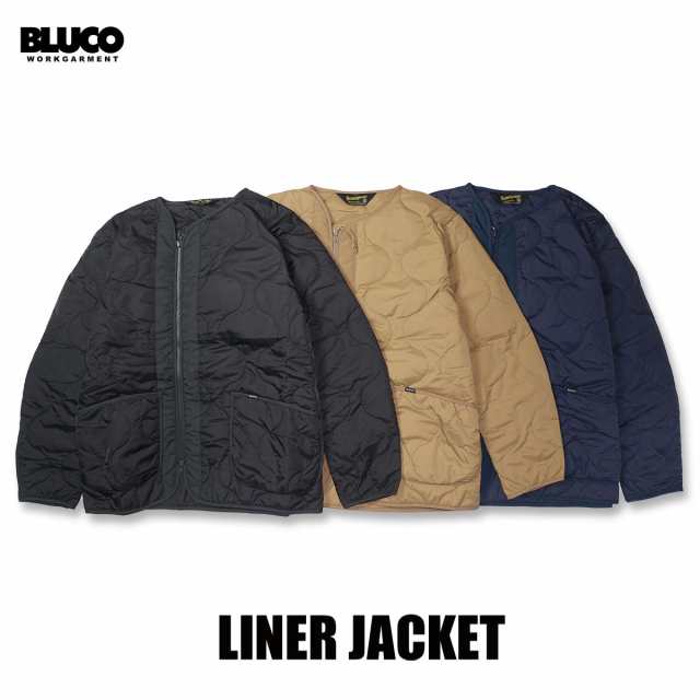 BLUCO(ブルコ) OL-071-022 LINER JACKET 3色(BLK/KHK/NVY)