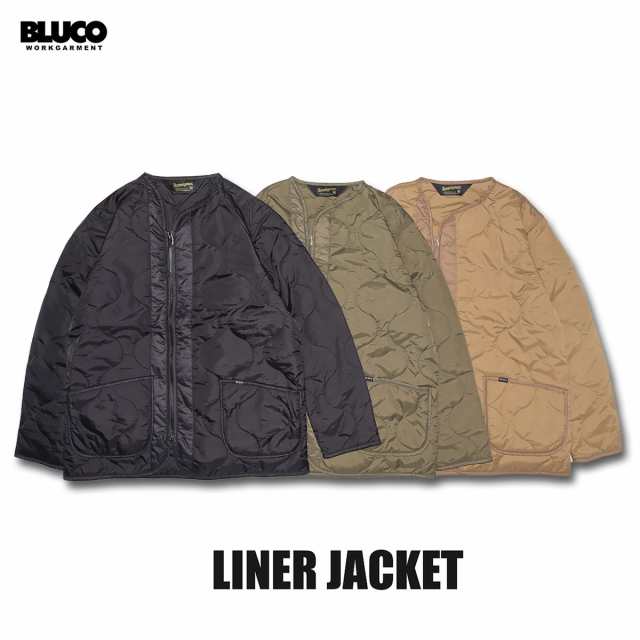 BLUCO(ブルコ) OL-1371 LINER JACKET 3色(OLV/BLK/KHK)