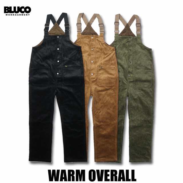 BLUCO(ブルコ) OL-150W-022 WARM OVERALL 3色(BEG/BLK/OLV)の通販はau