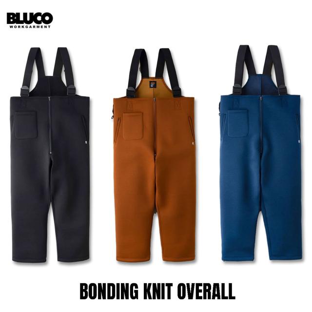 ☆セールプライス!! BLUCO(ブルコ) OL-43-002 BONDING KNIT OVERALL 3色( BLK/CAM/NVY)