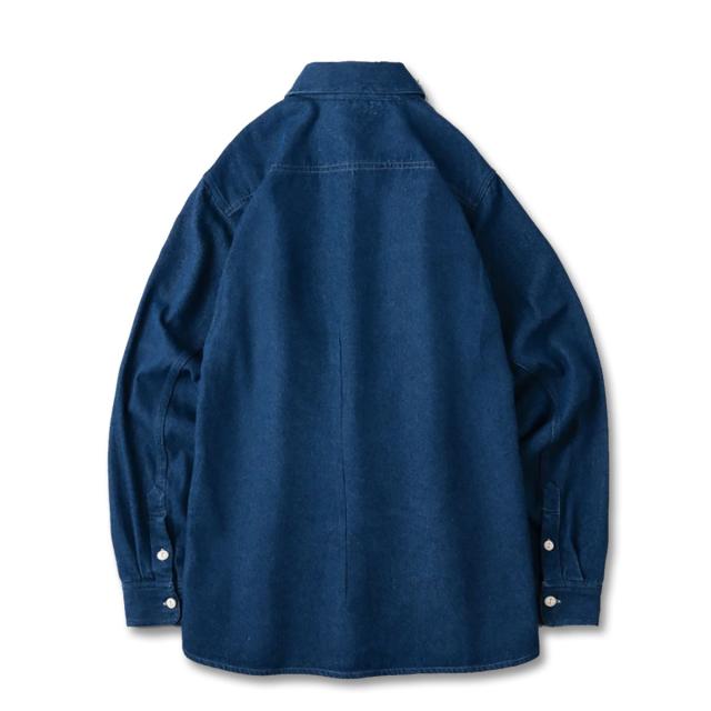 BLUCO(ブルコ) OL-11-001 8OZ DENIM WORK SHIRTS 3色(LIGHT INDIGO/BLACK/MEDIUM INDIGO)_4