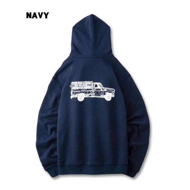 ☆セールプライス!! BLUCO(ブルコ) OL-13-017 HEAVY PILE SWEAT ZIP HOODIE -TRUCK- 3色(BLK/NVY/GRY)