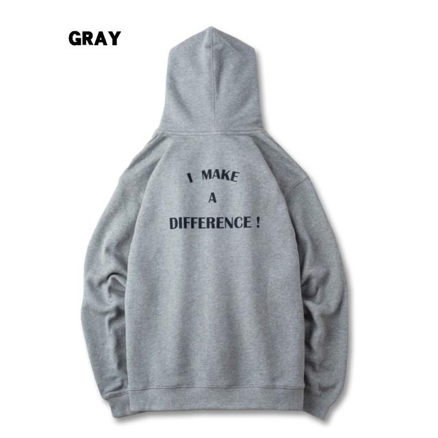 ☆セールプライス!! BLUCO(ブルコ) OL-13-018 HEAVY PILE SWEAT ZIP HOODIE -DIFFRENCE- 3色(BLK/NVY/GRY)