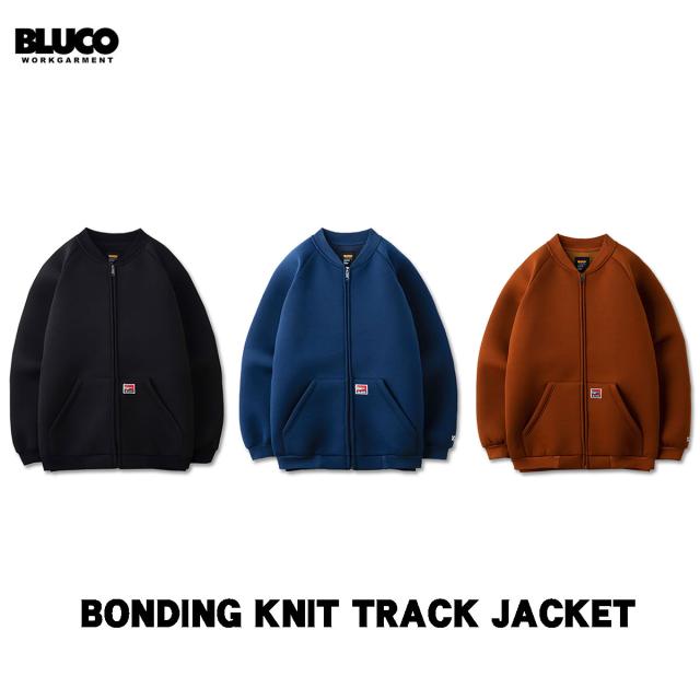 セールプライス!! BLUCO(ブルコ) OL-13-019 BONDING KNIT TRACK JACKET 3色(BLK/NVY/CAM)