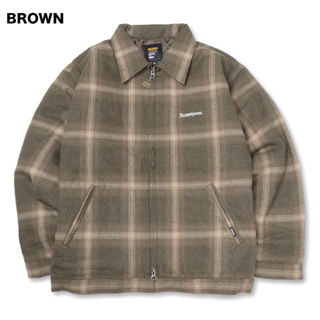 BLUCO(ブルコ) OL-31-038 OMBRE CHECK WINTER WORK JACKET 2色(BLACK