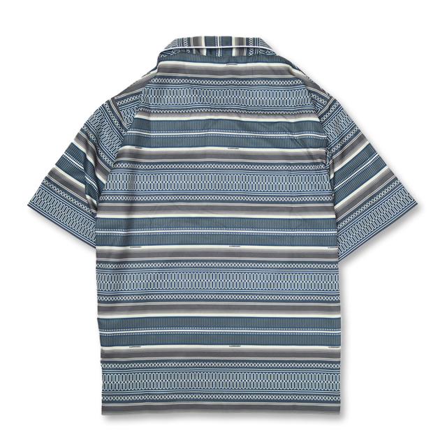 BLUCO(ブルコ) OL-21-009 POOLSIDE SHIRT S/S -MEXICAN- 3色(BROWN/BURGUNDY/SLATE)