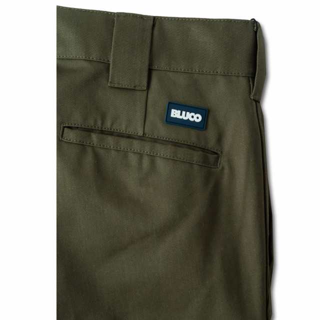 BLUCO(ブルコ)OL-0063 WORK PANTS SLIM 7色(BLK/L.GRY/NVY/KHK/OLV/AF