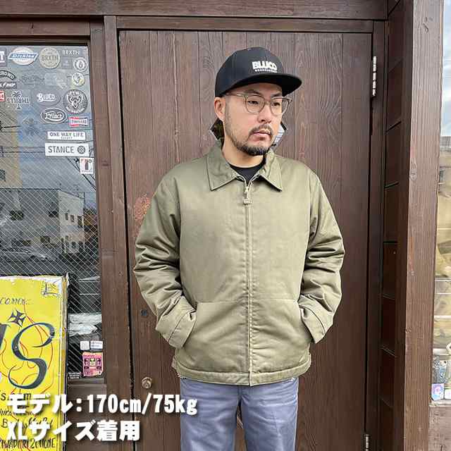 BLUCO(ブルコ) OL-0312 WORK JACKET 4色(OLV/KHK/NVY/BLK) カバーオール・ワークジャケット