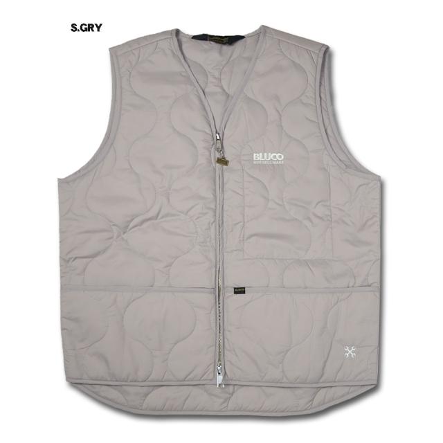 ☆セールプライス!! BLUCO(ブルコ) OL-1358 V-VEST 3色(L.GRY/BLK/S.GRY)_3