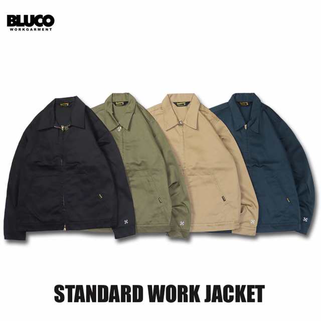 BLUCO(ブルコ) OL-0300 STANDARD WORK JACKET 4色(BLK/KHK/OLV/NVY)の通販は