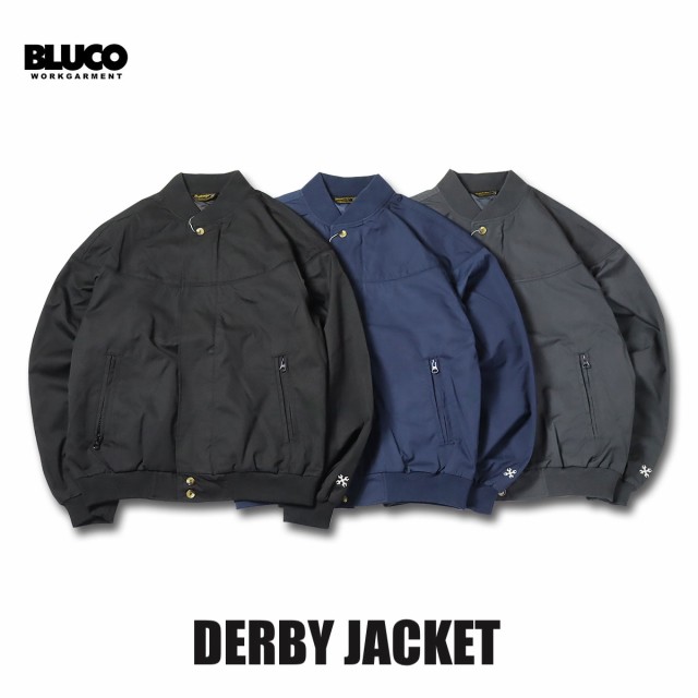 BLUCO(ブルコ) OL-1304 DERBY JACKET 4色(GRY/BLK/NVY/BEG)