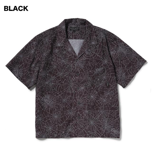 EVILACT(イーブルアクト) SPIDERWEB SS SHIRT 2色(MUSTRAD/BLACK)_2