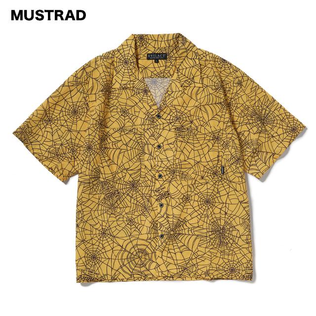 EVILACT(イーブルアクト) SPIDERWEB SS SHIRT 2色(MUSTRAD/BLACK)_1