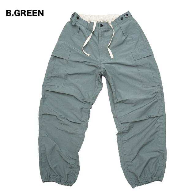 FLUTTER(フラッター) T/C Track Cargo Pants 3色(B.GREEN/L.BEIGE/BLACK)_1