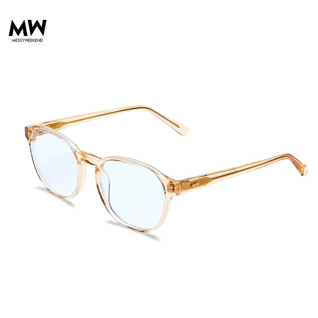 ☆セールプライス!! MESSY WEEKEND(メッシーウィークエンド) RYAN シャンパンフレームxBLUE LIGHTレンズ