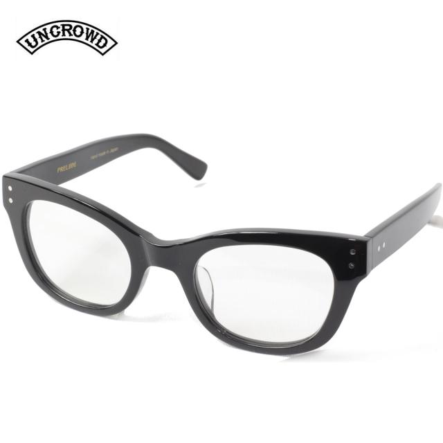UNCROWD(アンクラウド) PRELUDE ブラックフレームxクリアレンズの通販は 14,300円