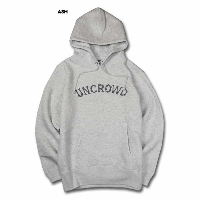 UNCROWD(アンクラウド) UC-2203 SWEAT HOODIE 3色(GRY/BLK/ASH)の通販