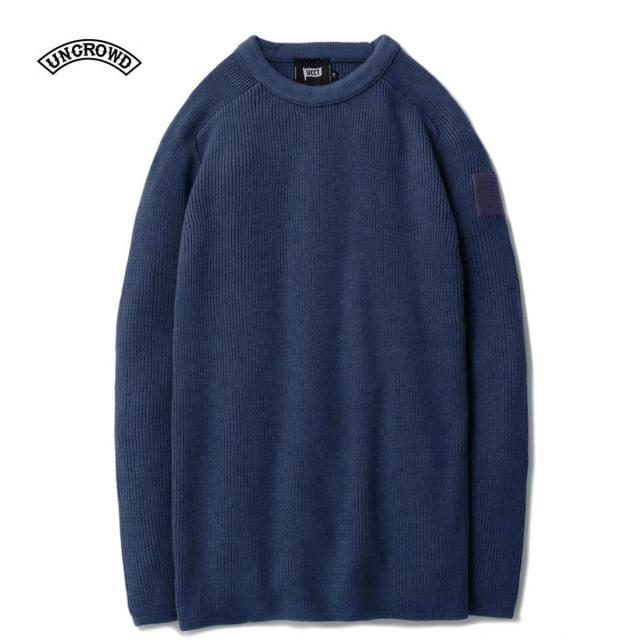☆セールプライス!! UNCROWD(アンクラウド)UC-501-018 COMMANDO SWEATER ネイビー