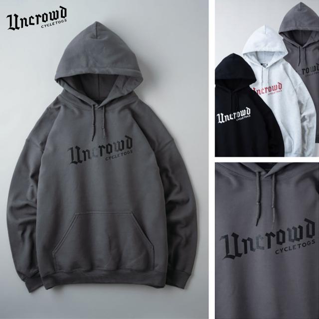 UNCROWD(アンクラウド) UC-821-022 LOGO HOODIE 3色(ASH/BLK/CHL)