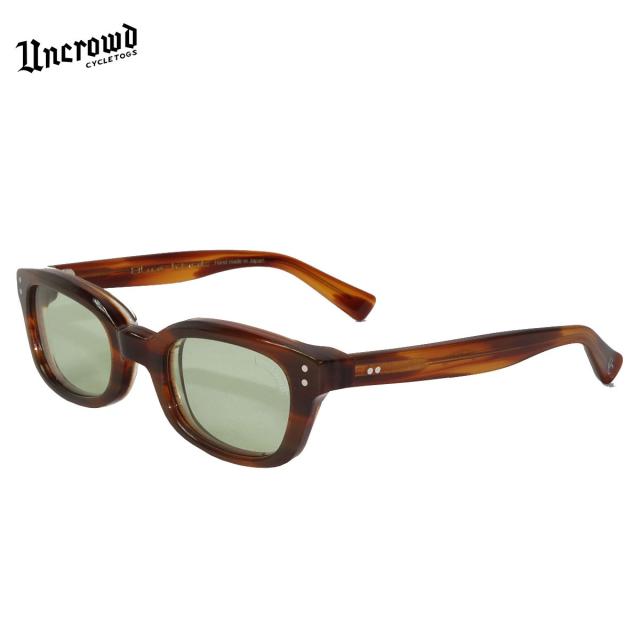 UNCROWD(アンクラウド) BLUEBIRD MOCKべっ甲フレームxグリーンレンズ