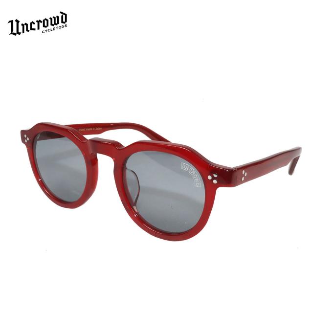 UNCROWD(アンクラウド) DEBONAIR ダークレッドクリアフレームxスモークレンズ