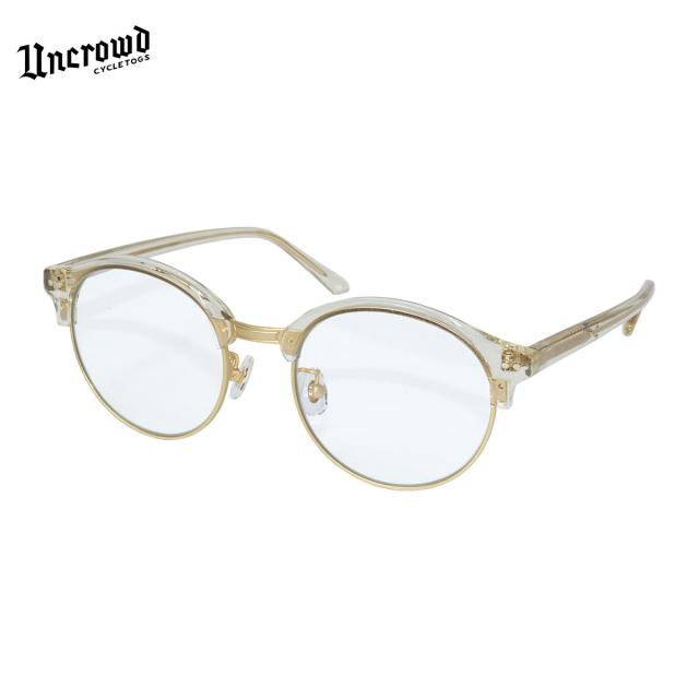 UNCROWD(アンクラウド) FORTE アンティーククリアフレームx調光レンズ