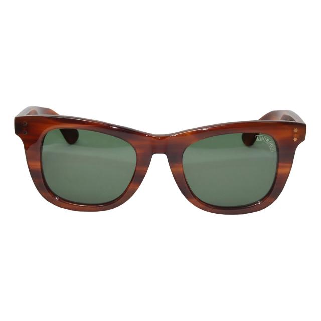 UNCROWD(アンクラウド) TUNDRA MOCK TORTOISEフレームxダークグリーンレンズ