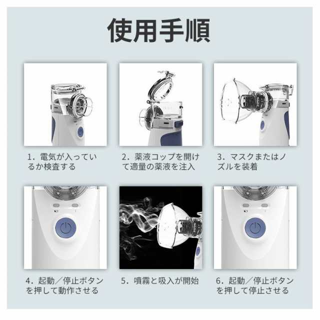 ネブライザー 吸入器 薬液 家庭用 携帯型 超静音 小型喘息 メッシュ式ネブライザ 超音波式ネブライザー ポケットタイプの通販はau Pay マーケット サーフトリップ