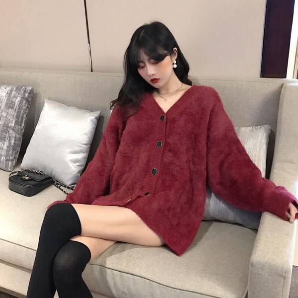 ニットカーデ 羽織 ゆるニット レディース カーディガン モヘア風 セクシ ニットセーター ロングセーター ふわふわ トップス 大人可愛い の通販はau Pay マーケット サーフトリップ